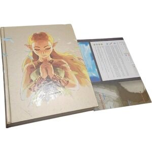 Zelda Breath of the Wild Expanded Edition Complete Official Guide Hardcover Map